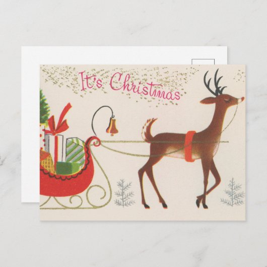 フェスティバルヴィンテージクリスマストインデナー シーズンポストカード (正面/裏面)