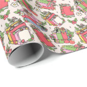 フェスティバルヴィンテージクリスマスブックス ラッピングペーパー (ロールコーナー)