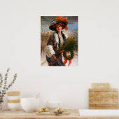 フェスティバルヴィンテージクリスマスレディーホリデイ ポスター (キッチン)