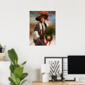 フェスティバルヴィンテージクリスマスレディーホリデイ ポスター (ホームオフィス)