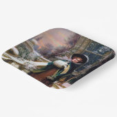 フェスティバルヴィンテージクリスマスレディーホリデーパーティー ペーパープレート (傾斜あり)