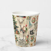 フェスティバルヴィンテージサンタクロース 紙コップ (右)