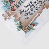 フェスティバルヴィンテージサンタ&メリークリスマスグリーティング 薄葉紙 (詳細)