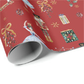 フェスティバルヴィンテージザくるみ割りバレエのクリスマス ラッピングペーパー (ロールコーナー)