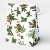 フェスティバルヴィンテージスタイルホリーホワイト背景 フェイバーボックス (裏面サイド)