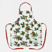 フェスティバルヴィンテージスタイルホリー エプロン (正面)