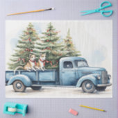 フェスティバルヴィンテージトラック（犬付） 薄葉紙 (クラフト)