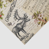 フェスティバルヴィンテージビクトリアンクリスマスガール&ホリー 薄葉紙 (詳細)