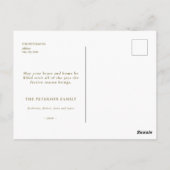 フェスティバルヴィンテージビクトリアンクリスマスサンタトイズ ポストカード (裏面)