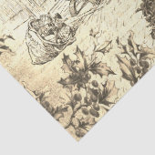 フェスティバルヴィンテージビクトリアンクリスマスサンタベージュ 薄葉紙 (詳細)