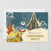 フェスティバルヴィンテージビクトリアンクリスマスパーティー 招待状 (正面)