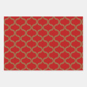 フェスティバルヴィンテージビクトリアンクリスマス ラッピングペーパーシート (正面2)