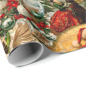 フェスティバルヴィンテージビクトリアンクリスマス ラッピングペーパー (ロールコーナー)