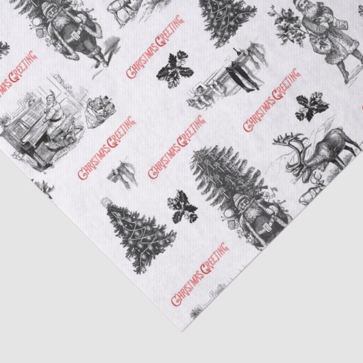 フェスティバルヴィンテージビクトリアンクリスマスwith Santa 薄葉紙 (詳細)