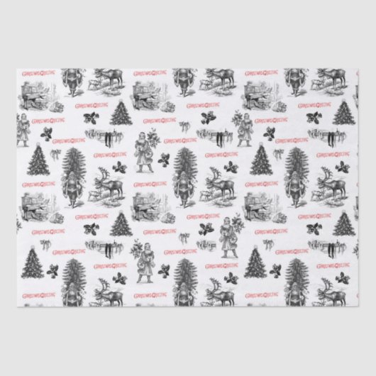 フェスティバルヴィンテージビクトリアンクリスマスwith Santa 薄葉紙 (正面)