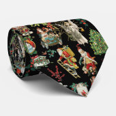 フェスティバルヴィンテージレトロクリスマスパターン ネクタイ (ロール)