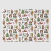 フェスティバルヴィンテージレトロクリスマス 薄葉紙 (正面)
