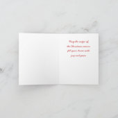 フェスティバルヴィンテージ枠サンタクリスマスカード シーズンカード (内部)