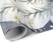 フェスティバルヴィンテージ雪だるま&クリスマス花模様 ラッピングペーパー (ロールコーナー)