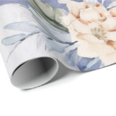 フェスティバルヴィンテージ雪だるま&クリスマス花模様 ラッピングペーパー (ロールコーナー)