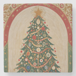 フェスティバル万華鏡のように千変万化するパターン ストーンコースター