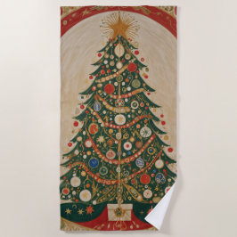 フェスティバル万華鏡のように千変万化するパターン ビーチタオル