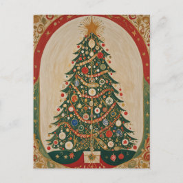 フェスティバル万華鏡のように千変万化するパターン ポストカード