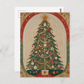 フェスティバル万華鏡のように千変万化するパターン ポストカード (正面/裏面)