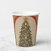 フェスティバル万華鏡のように千変万化するパターン 紙コップ (裏面)