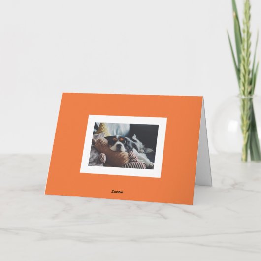 フェスティバル不気味カボチャハッピーハローウィン写真 シーズンカード (裏面)