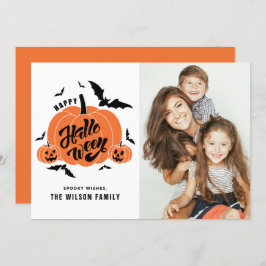 フェスティバル不気味カボチャハッピーハローウィン写真 シーズンカード