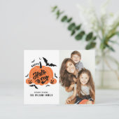 フェスティバル不気味カボチャハッピーハローウィン写真 シーズンポストカード (スタンド正面)