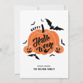 フェスティバル不気味カボチャハッピーハローウィン シーズンカード (正面)