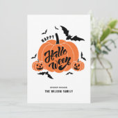 フェスティバル不気味カボチャハッピーハローウィン シーズンカード (スタンド正面)