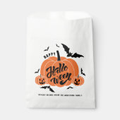 フェスティバル不気味カボチャハローウィンパーティ フェイバーバッグ (正面)