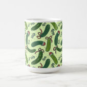 フェスティバル予測できなクリスマスピックズパターン コーヒーマグカップ (中央)