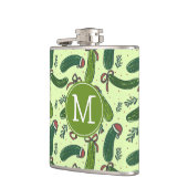 フェスティバル予測できなクリスマスピックズパターン フラスク (左)