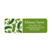 フェスティバル予測できなクリスマスピックズパターン ラベル (正面)