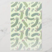 フェスティバル予測できなクリスマスピックズパターン 便箋 (正面)