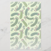 フェスティバル予測できなクリスマスピックズパターン 便箋 (裏面)