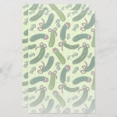 フェスティバル予測できなクリスマスピックズパターン 便箋 (正面/裏面)