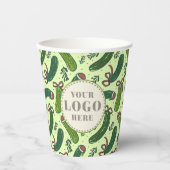 フェスティバル予測できなクリスマスピックズパターン 紙コップ (正面)