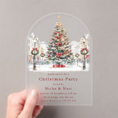 フェスティバル事務企業の所のパーティー アクリル招待状 (インサイチュ (ポータブル))