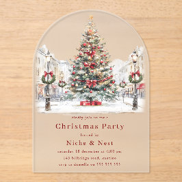 フェスティバル事務企業の所のパーティー アクリル招待状