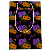 フェスティバル仮装マスク中抱き枕 ミディアムペーパーバッグ (正面)