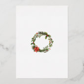 フェスティバル企業のクリスマスホリデーパーティー金ゴールド 箔招待状