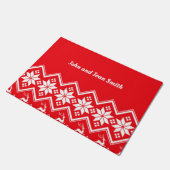 フェスティバル休日デザインテンプレート、カスタマイズ可能なドア ドアマット (アングル)