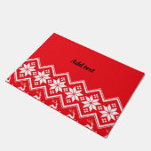 フェスティバル休日デザインテンプレート、カスタマイズ可能 ドアマット (アングル)