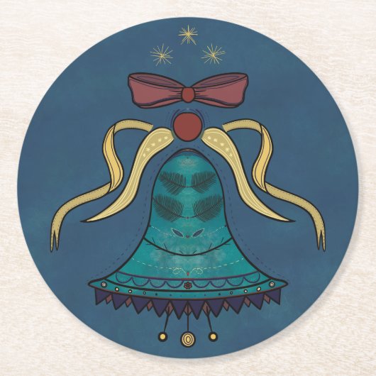 フェスティバル休日 ラウンドペーパーコースター (正面)