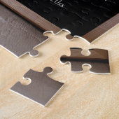 フェスティバル休暇クリスマス妊娠の発表 ジグソーパズル (側面)